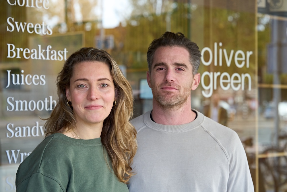 Ondernemers Merel Keizers en Stefan Hoogeveen startten in 2019 hun eerste Oliver Green